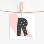 Lettercard "R"