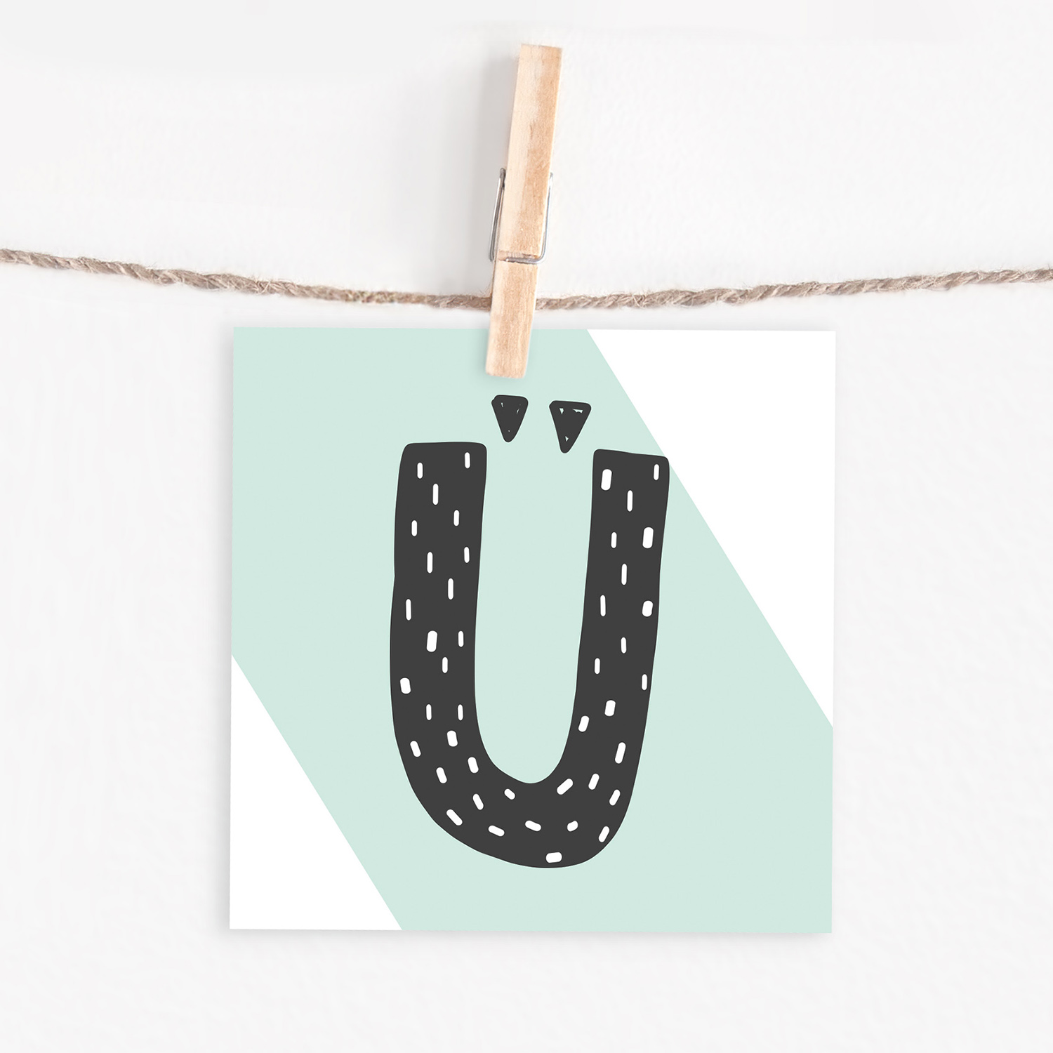 Lettercards UE Lettercard "Ü" – Bild 1