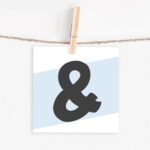 Lettercard "&"