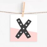 Lettercard "X"