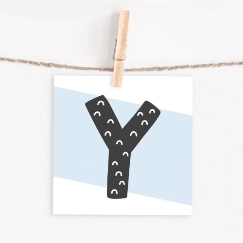 Lettercards Y