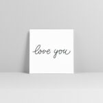 Little Note "Love you"