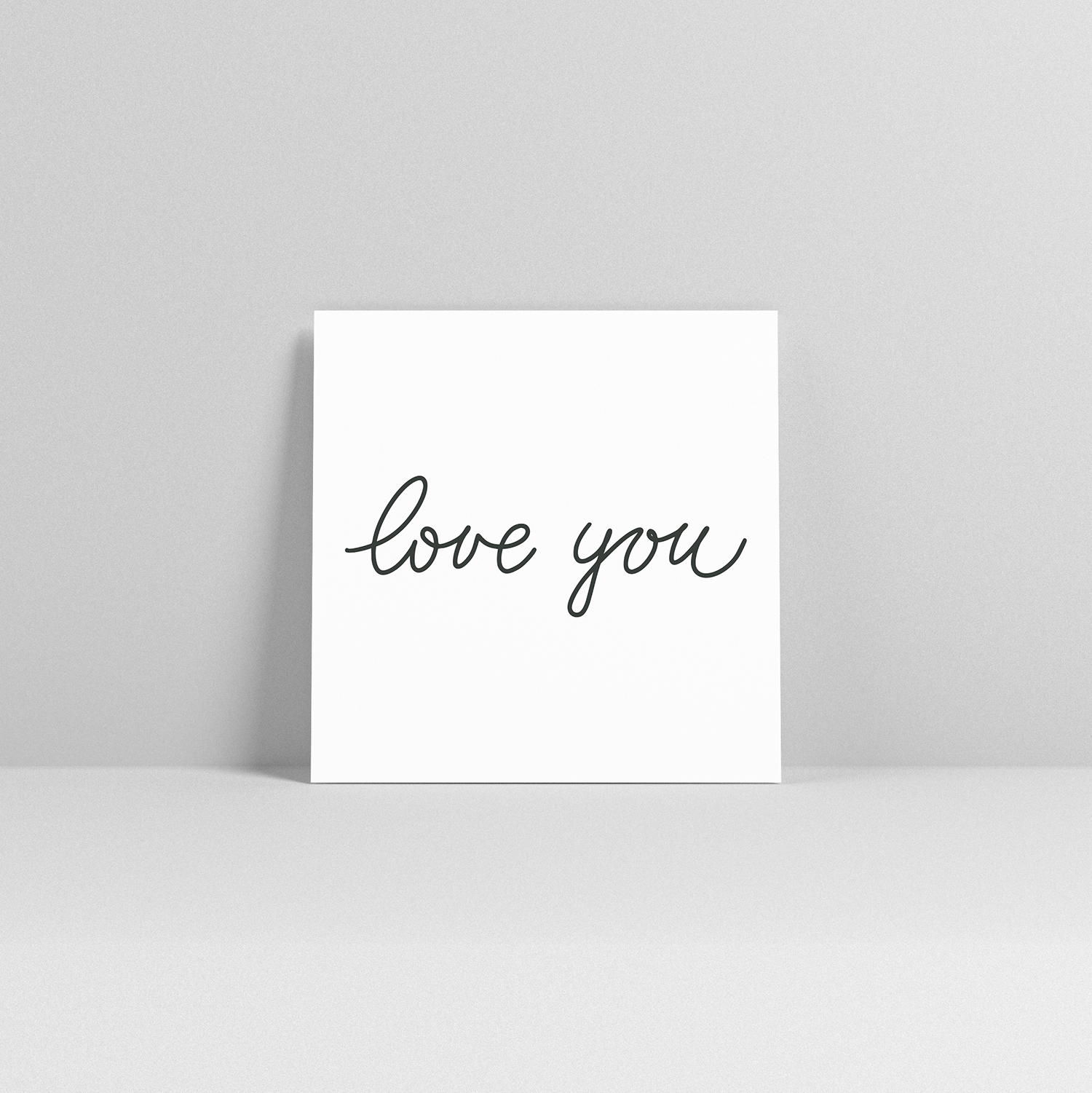 Little Notes Love you 1 | Fuenf vor Zehn Little Note "Love you" – Bild 1