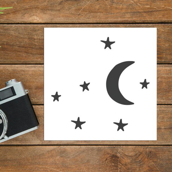 Little Note "Mond und Sterne" – Bild 2