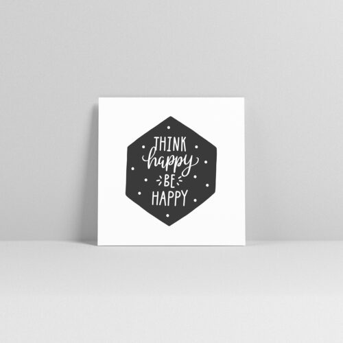 Little Notes Think Happy Be Happy 1 Fuenf Vor Zehn