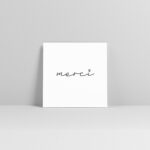 Little Note "merci"
