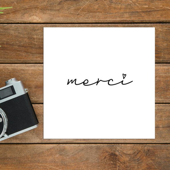 Little Note "merci" – Bild 2