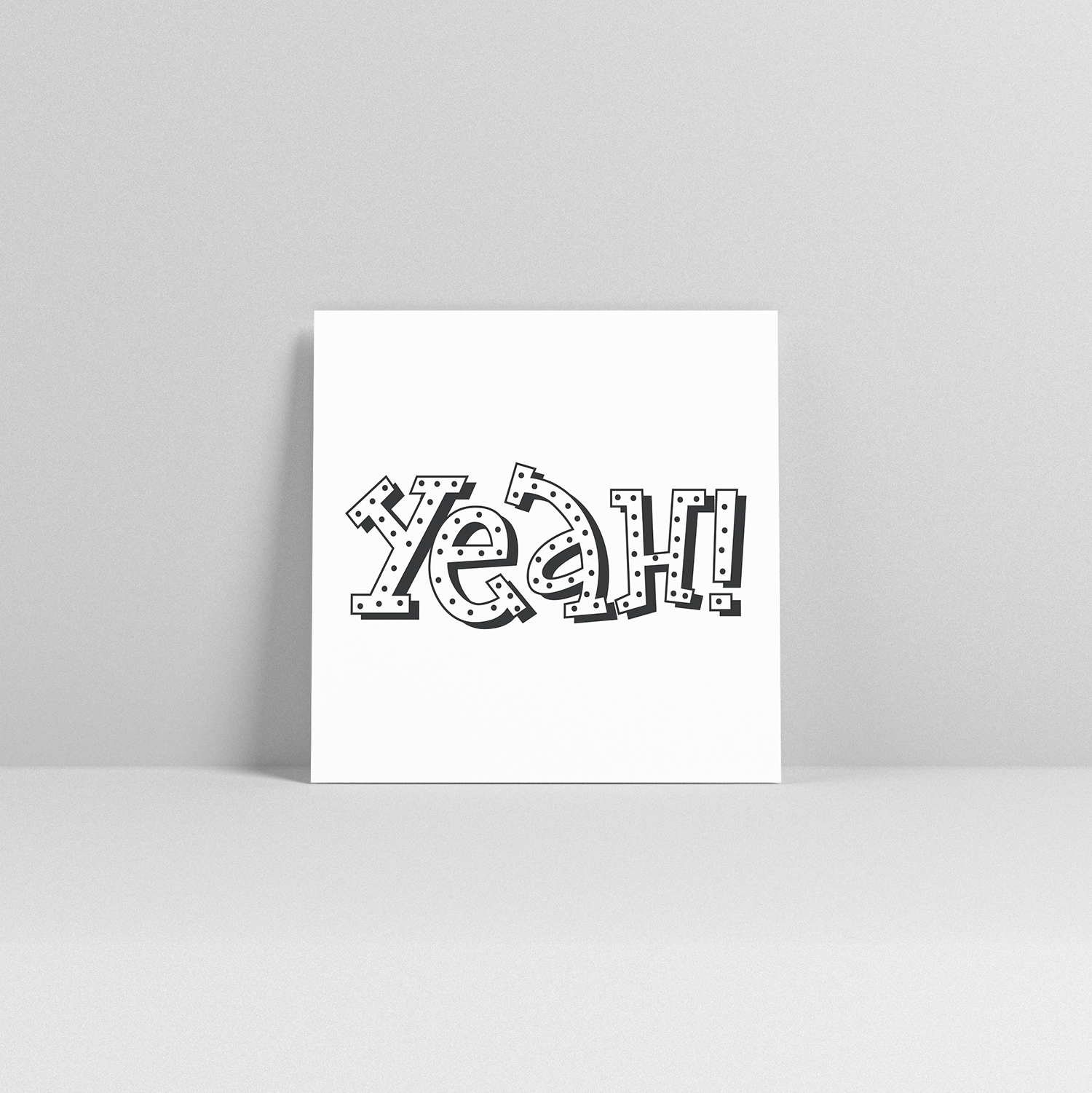 Little Notes yeah 1 | Fuenf vor Zehn Little Note "Yeah!" – Bild 1