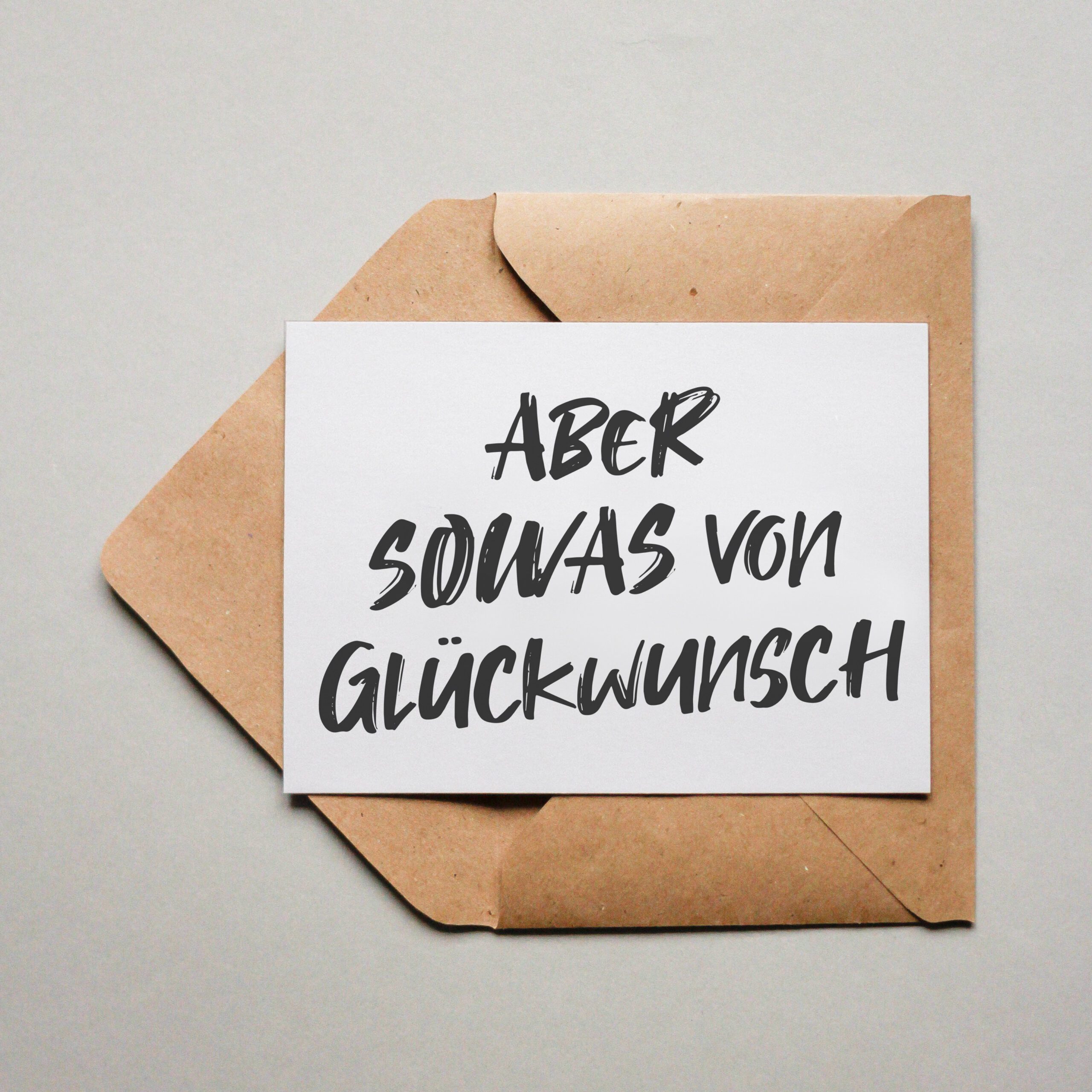 Designkarte Kollektion 2023 Aber sowas von Glückwunsch Designkarte Kollektion 2023 Aber sowas von Glückwunsch