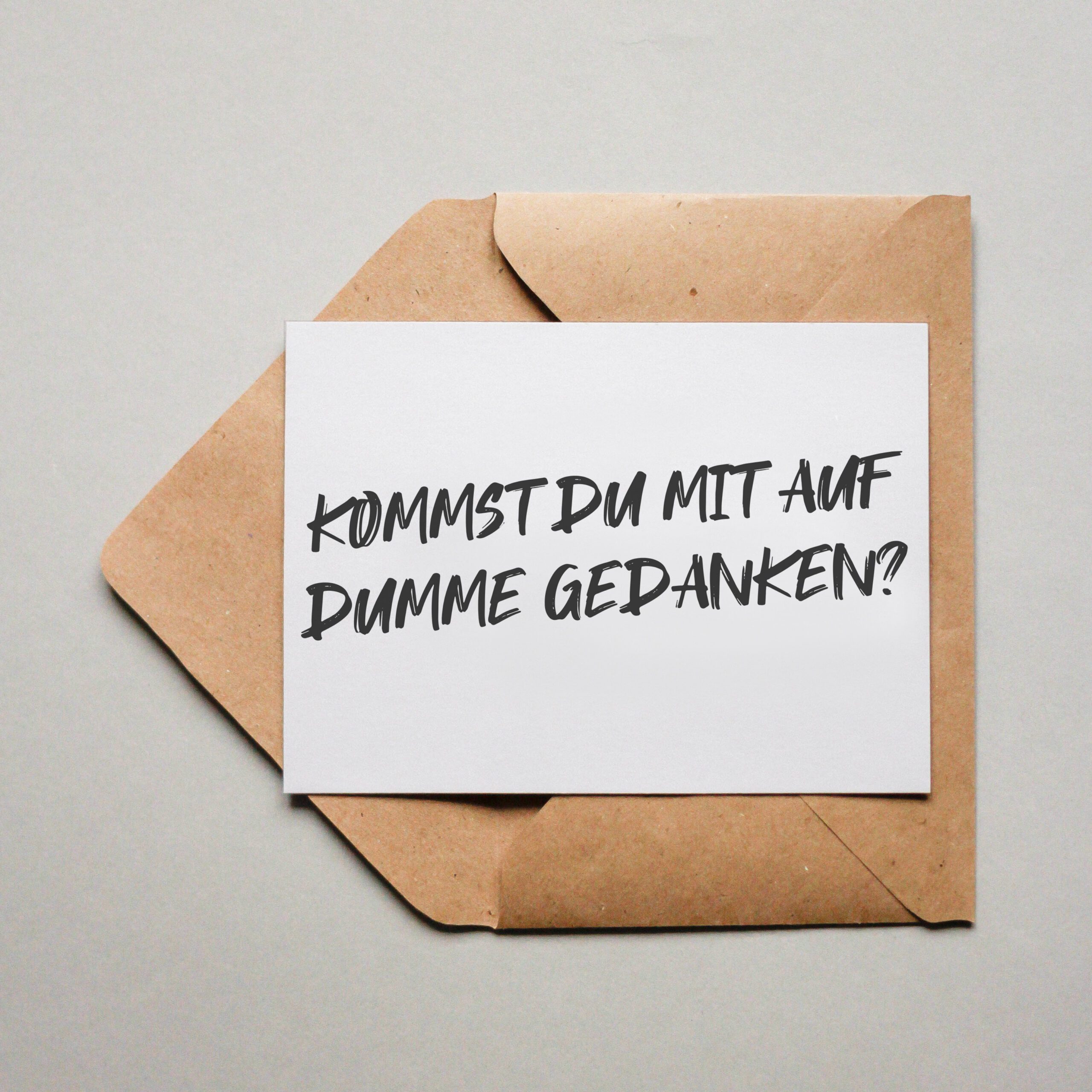 Designkarte Kollektion 2023 Dumme Gedanken Designkarte Kollektion 2023 Dumme Gedanken