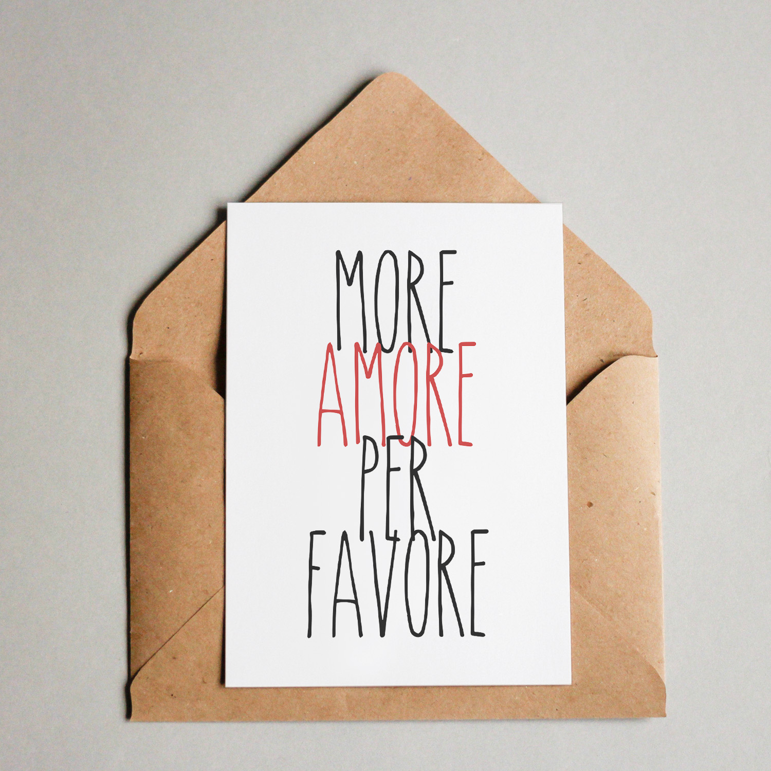 Designkarte Kollektion 2023 More amore per favore Designkarte Kollektion 2023 More amore per favore