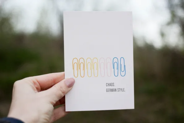 Postkarte - Chaos German Style