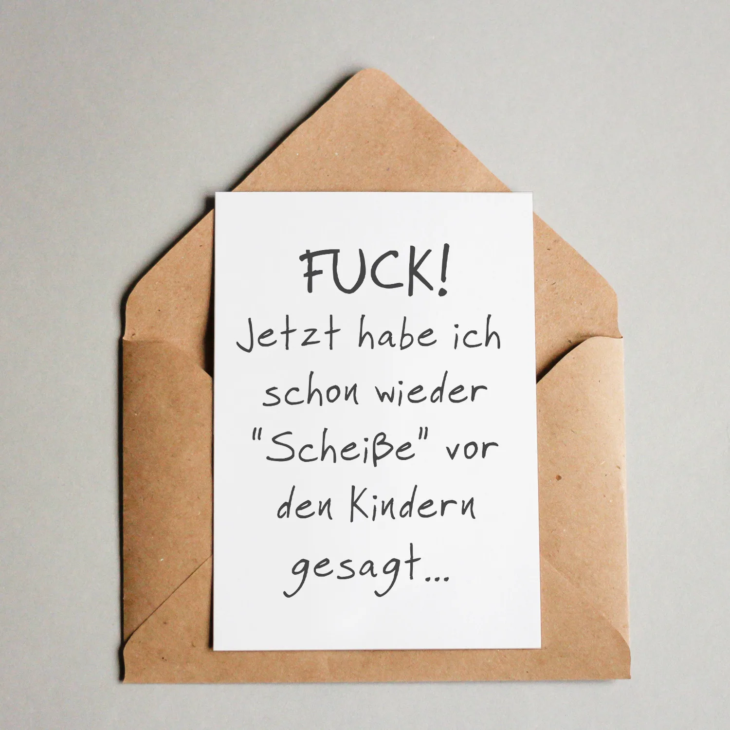 Postkarte - FUCK schon wieder Postkarte - FUCK schon wieder