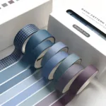 Kawaii Washi Tapes 8er Purplish blue