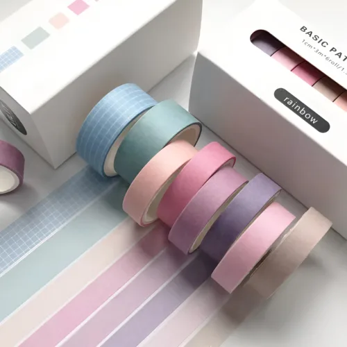 Kawaii Washi Tapes 8er Rainbow