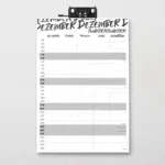DIN-A3 SnapLine Kalender Bold