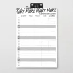 DIN-A3 SnapLine Kalender Bold