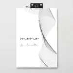 DIN-A3 SnapLine Familienkalender "mono"
