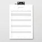 DIN-A3 SnapLine Familienkalender "mono"